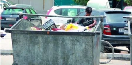 مواطن اردني يلقي زوجته بحاوية قمامة بعد ان ..... ! 