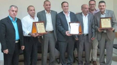 وقائي جنين يكرم ادرة مستشفى الشهيد د . سليمان