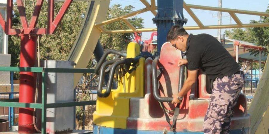الدفاع المدني يوقف ست ألعاب في مدينتي ملاهي أثناء جولات تفقدية بمحافظة بيت لحم