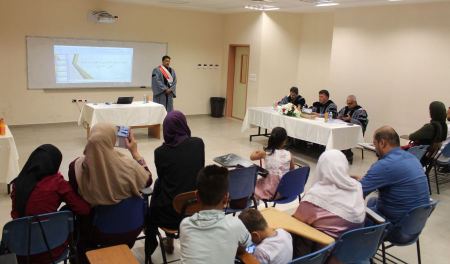 مناقشة رسالة ماجستير في برنامج حل الصراعات والتنمية بالجامعة العربية الامريكية 