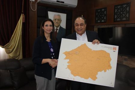 المحافظ رمضان يستقبل رئيسة جهاز الإحصاء المركزية ويؤكدا على تعاونه لتنفيذ مراحل المشروع الوطني لتعداد السكان والمباني والمنشآت 2017