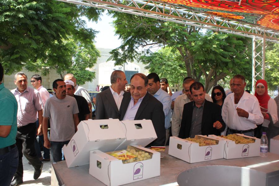 الاحتفال في جنين بأيام العنب الفلسطيني