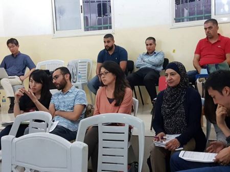 منتدى تحسين مخيم الجلزون يعقد اجتماعه الرابع لاختيار المشاريع التجريبية