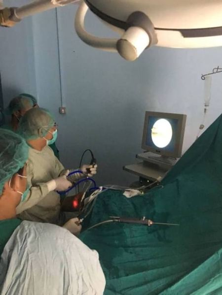 تجمع الأطباء الفلسطينيين في المانيا -البالمد- يجري عمليات نوعية في جراحة المناظير في قطاع غزة