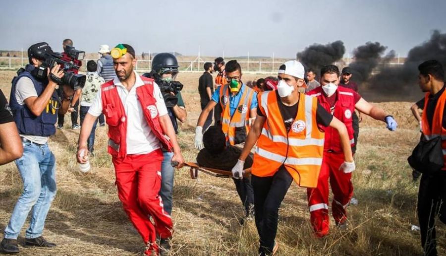 شهيد و120 اصابة برصاص الاحتلال شرق غزة