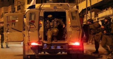 الاحتلال يعتقل 9 مواطنين ويغلق مطبعة في نابلس