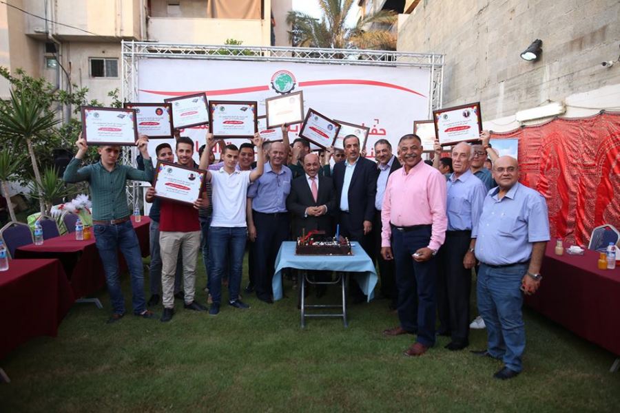جمعية رجال الاعمال الفلسطينيين بغزة تستقبل اعضائها للتهنئة بالعيد