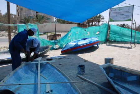 العمل الزراعي بغزة ينتهي من تأهيل وصيانة 112 قارب صيد 