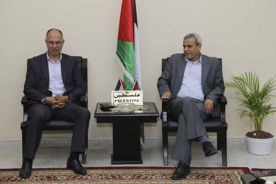 قلقيلية : المحافظ يلتقي سفير فلسطين في تركيا