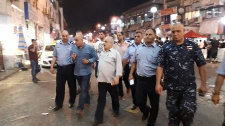 ‎عطوفة المحافظ وقائد المنطقة ومدير شرطة المحافظة يتفقدون أسواق المدينة قبيل عيد الأضحى المبارك في جنين