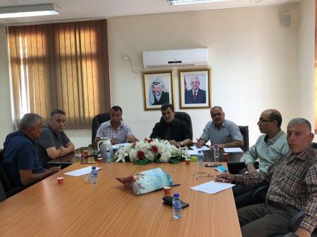لجنة السير المحلية تناقش الخطة المرورية لحل إشكالية الأزمة المرورية أمام مستشفى الشهيد خليل سليمان الحكومي