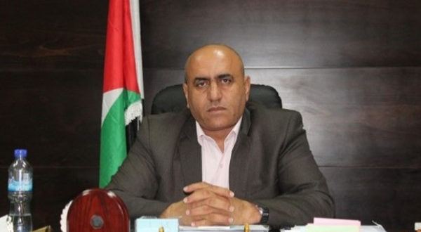 محافظ محافظة جنين اللواء أكرم الرجوب يرعى استلام مدير الضابطة الجمركية المقدم نضال الصيفي مدير الضابطة الجديد و تسليم المقدم وسام النمله المدير السابق ونائبه