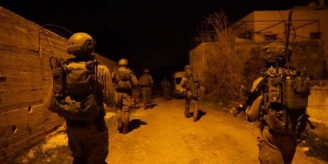  قوات الإحتلال تعتقل شاباً من قرية العرقة غرب جنين