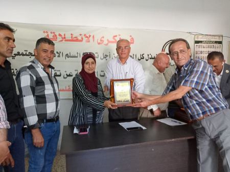 جنين: جبهة النضال تكرم الصحفيين في ذكرى انطلاقتها وذكرى استشهاد مؤسسها سمير غوشة