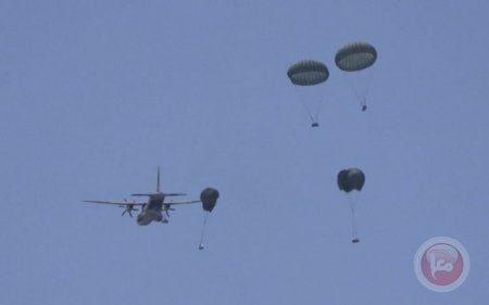 لأول مرة دول جديدة تنضم إلى جهود الإنزال الجوي للمساعدات الإنسانية على غزة