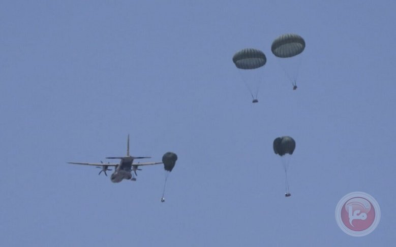 لأول مرة دول جديدة تنضم إلى جهود الإنزال الجوي للمساعدات الإنسانية على غزة