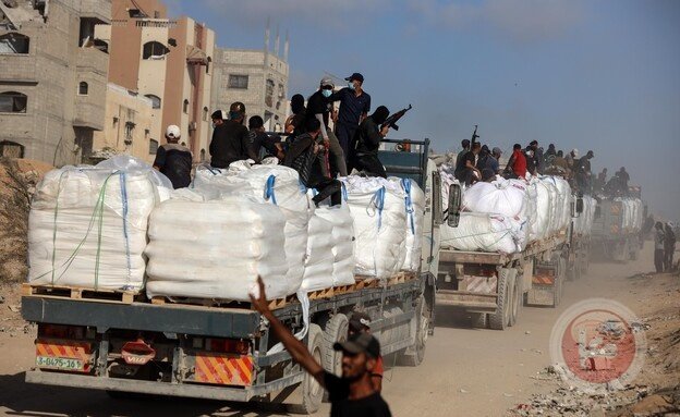  36 شاحنة مساعدات دخلت غزة السبت