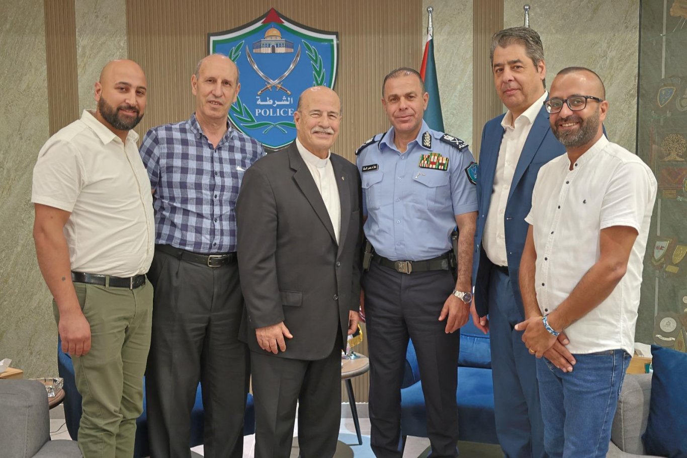 اللواء علام السقا يلتقي رئيس اتحاد مجامع الكنائس الإنجيلية في الأردن والأراضي المقدسة