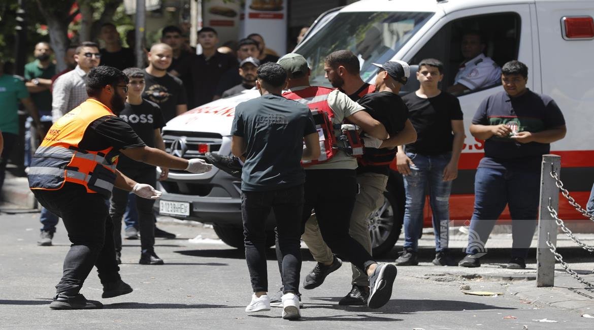 58 إصابة حصيلة اقتحام الاحتلال وسط مدينتي رام الله والبيرة