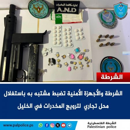  القبض على مشتبه به بترويج المواد المخدرة