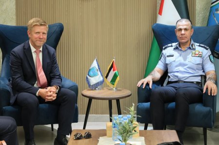 اللواء علام السقا يبحث مع مدير مؤسسة GIZ الألمانية أوجه التعاون لتنفيذ مشاريع للشرطة الفلسطينية