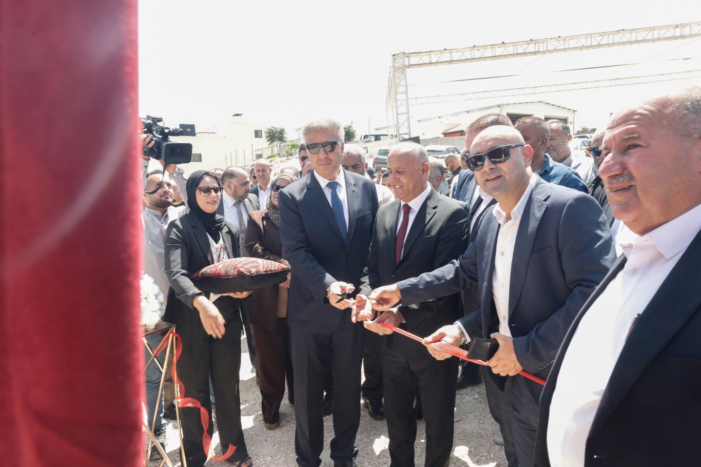 وضع حجر الأساس للمستشفى الهندي التخصصي في عرابة جنوب جنين