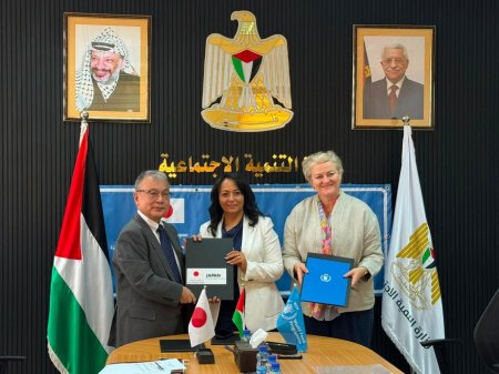 اليابان تساهم بمبلغ 3.1 مليون دولار أمريكي لتقديم مساعدات غذائية وتغذوية منقذة للحياة للشعب الفلسطيني