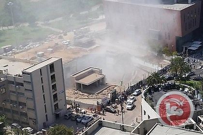 عشرات الاصابات والمحتجزين في انهيار مبنى قيد الانشاء ب تل ابيب