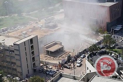 عشرات الاصابات والمحتجزين في انهيار مبنى قيد الانشاء ب تل ابيب