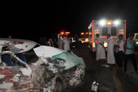 مصرع اسرة فلسطينية في حادث سير بالسعودية، تابع التفاصيل ...