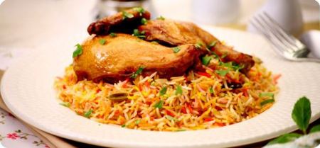 لكِ سيدتي: برياني الدجاج 