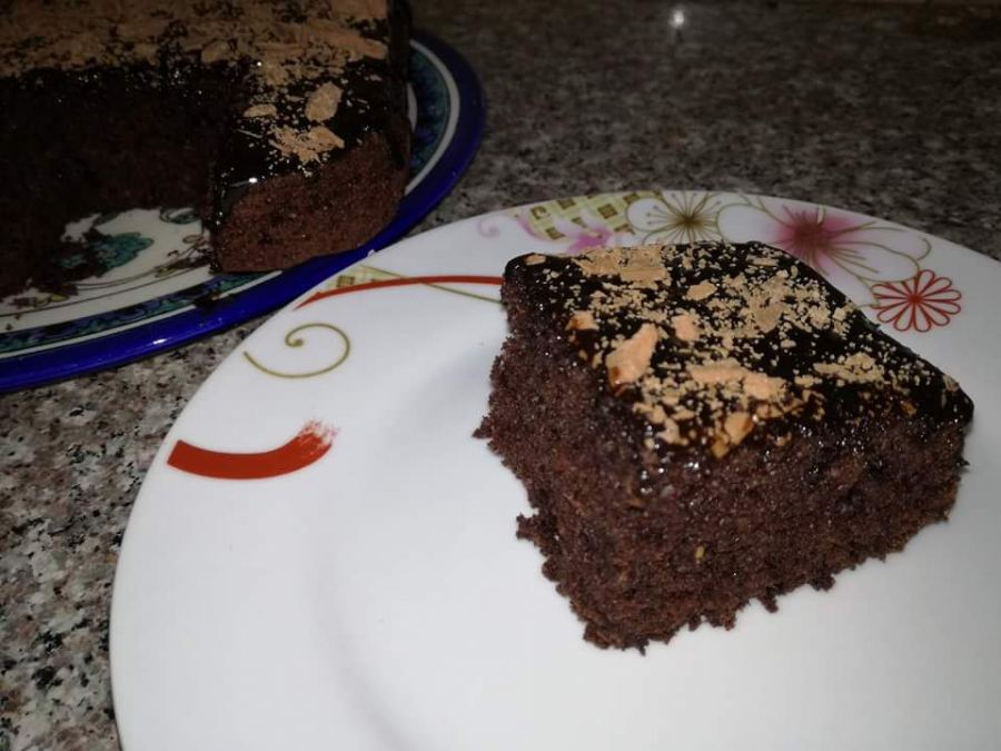 طبق الحلو: كيكة الشكولاته الهشة