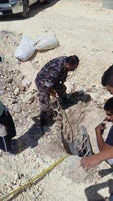 سقوط طفل في بئر بالخليل