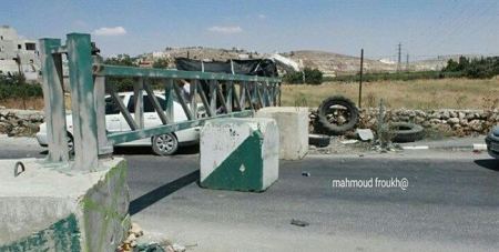 الاحتلال يعيد اغلاق مفرق بين عينون 