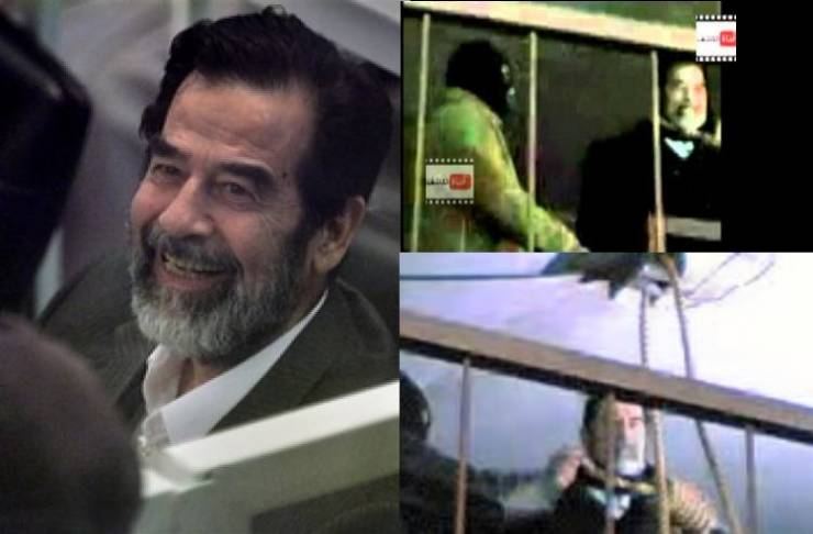 اليكم سر ابتسامة صدام حسين المشرقة لحظة اعدامه