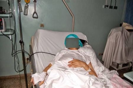 عروس تنقل للمشفى بحالة اغماء والسبب مفاجأه عريسها لها ليلة العرس 