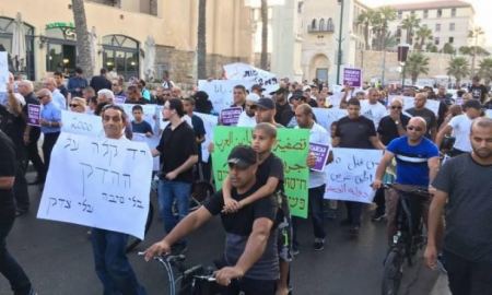  تظاهرة في يافا احتجاجا على عنف الشرطة