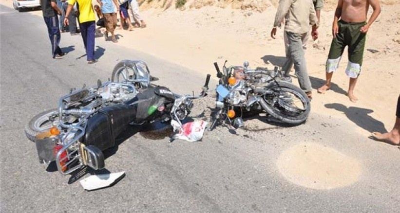 غزة: إصابات خطيرة بحادث سير 