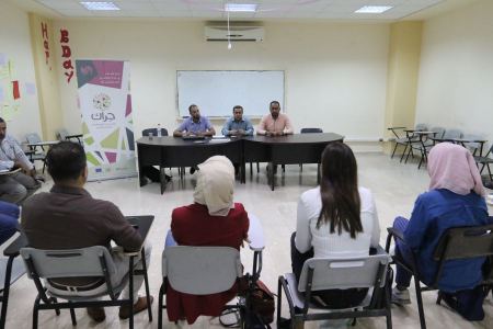 خضوري والرؤيا تنظمان ورشة عمل لبحث سبل التعاون وتنظيم الفعاليات المزمع عقدها ضمن مشروع "حراك"