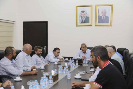 قلقيلية : اجتماع الهيئات المحلية