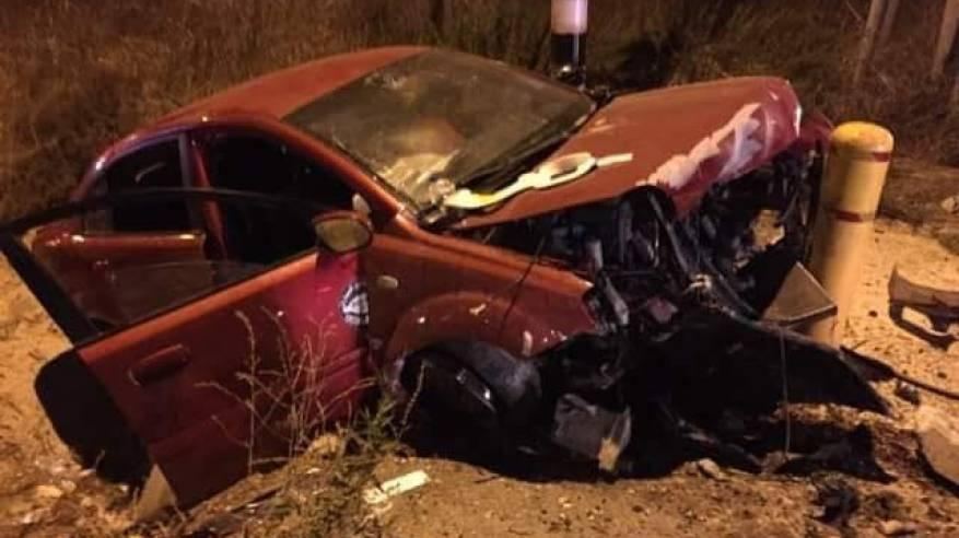 وفاة مواطنة وإصابة 4 آخرين جراء حادث سير ذاتي