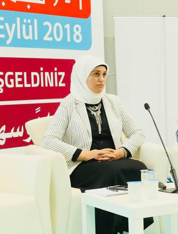  فلسطينية تتحدث عن دور المرأة العربية في معرض إسطنبول الدولي للكتاب العربي