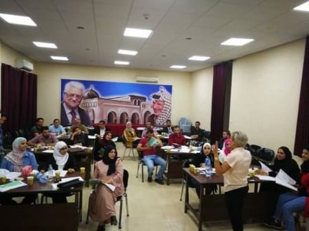  محافظة جنين تستضيف ورشة تدريبية نظمتها مؤسسة إنجاز فلسطين لإعداد متدربين متطوعين للعام الأكاديمي 2018