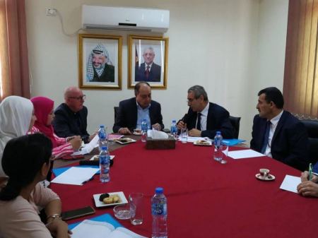 منسق شؤون الأمم المتحدة يطلع على مراحل تنفيذ مشروع المنطقة الصناعية الحدودية والمعيقات التي تواجهها