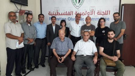 د. اسعد المجدلاوي يستعرض واقع الرياضة الفلسطينية ومعاناتها ومعوقات نهوضها