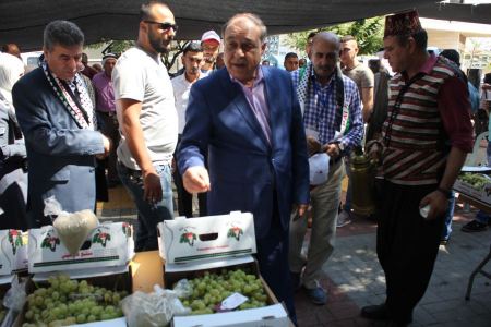 الاحتفال بانطلاق فعاليات مهرجان تسويق العنب ومنتجاته 2018 في محافظة جنين