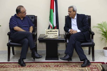 قلقيلية: المحافظ يلتقي رئيس بلدية الطيرة بالداخل الفلسطيني ويبحث معه عدد من القضايا