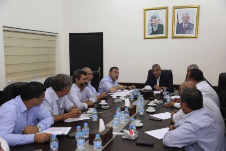 قلقيلية : اجتماع مجلس النفايات الصلبة