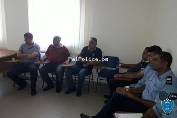 الشرطة تطلق سلسلة من اللقاءات التدريبية لمنتسبيها حول آفة المخدرات في جنين