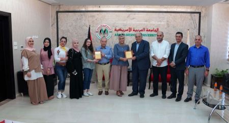 أبو زهري: الجامعة العربية الامريكية تولي اهتماما خاصا لتوفير فرص التدريب لطلبتها لصقل شخصياتهم واكسابهم المهارات
